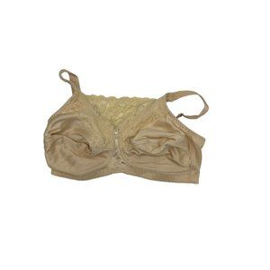 ALMOST U Mastectomy Bra's Style 1200 36D Beige‎ Pocketed